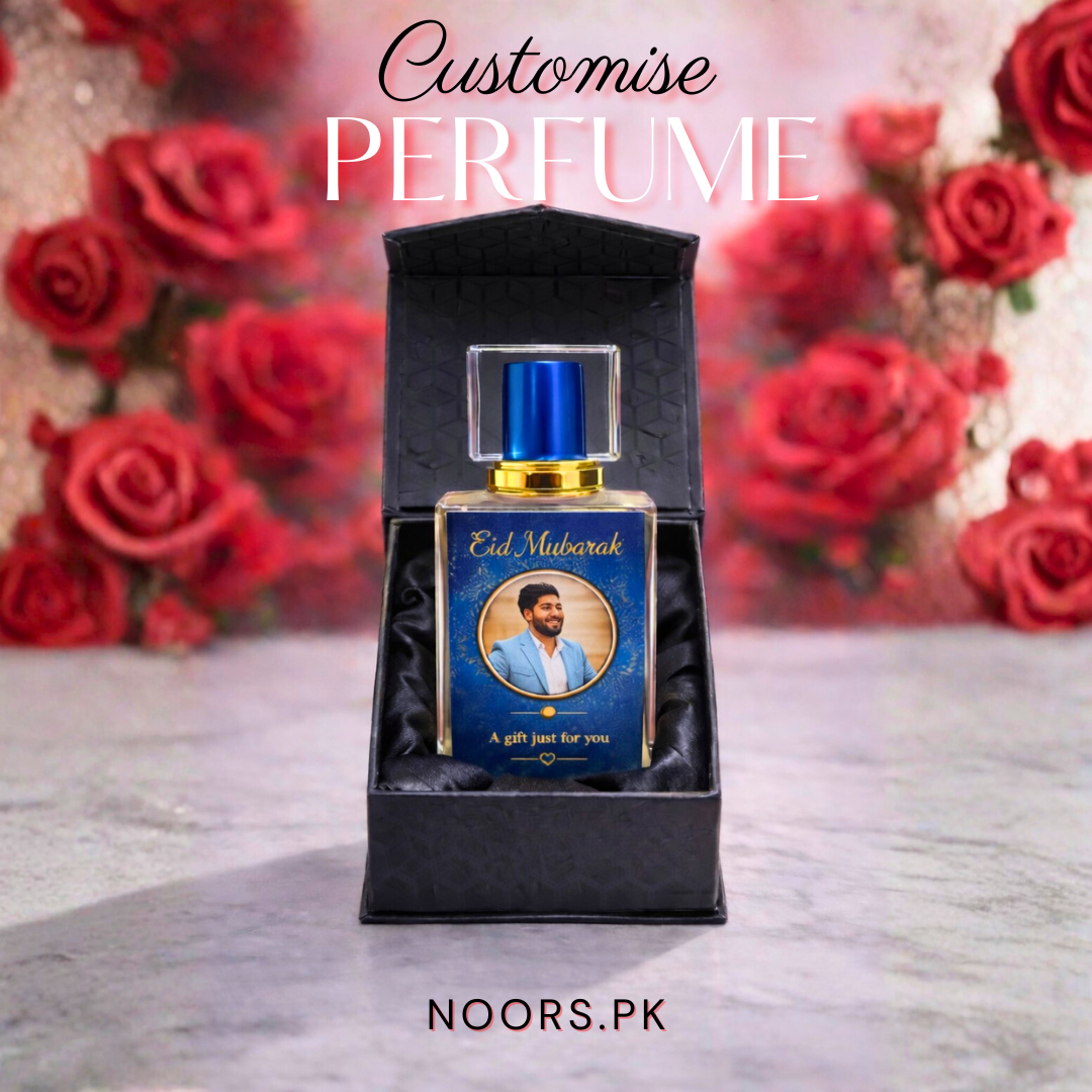 Personalised Eid Mubarak Perfume Gift Box