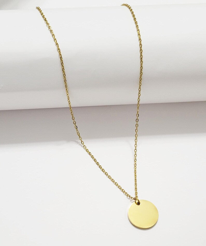 Personalize Coin Necklace
