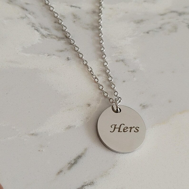 Personalize Coin Necklace