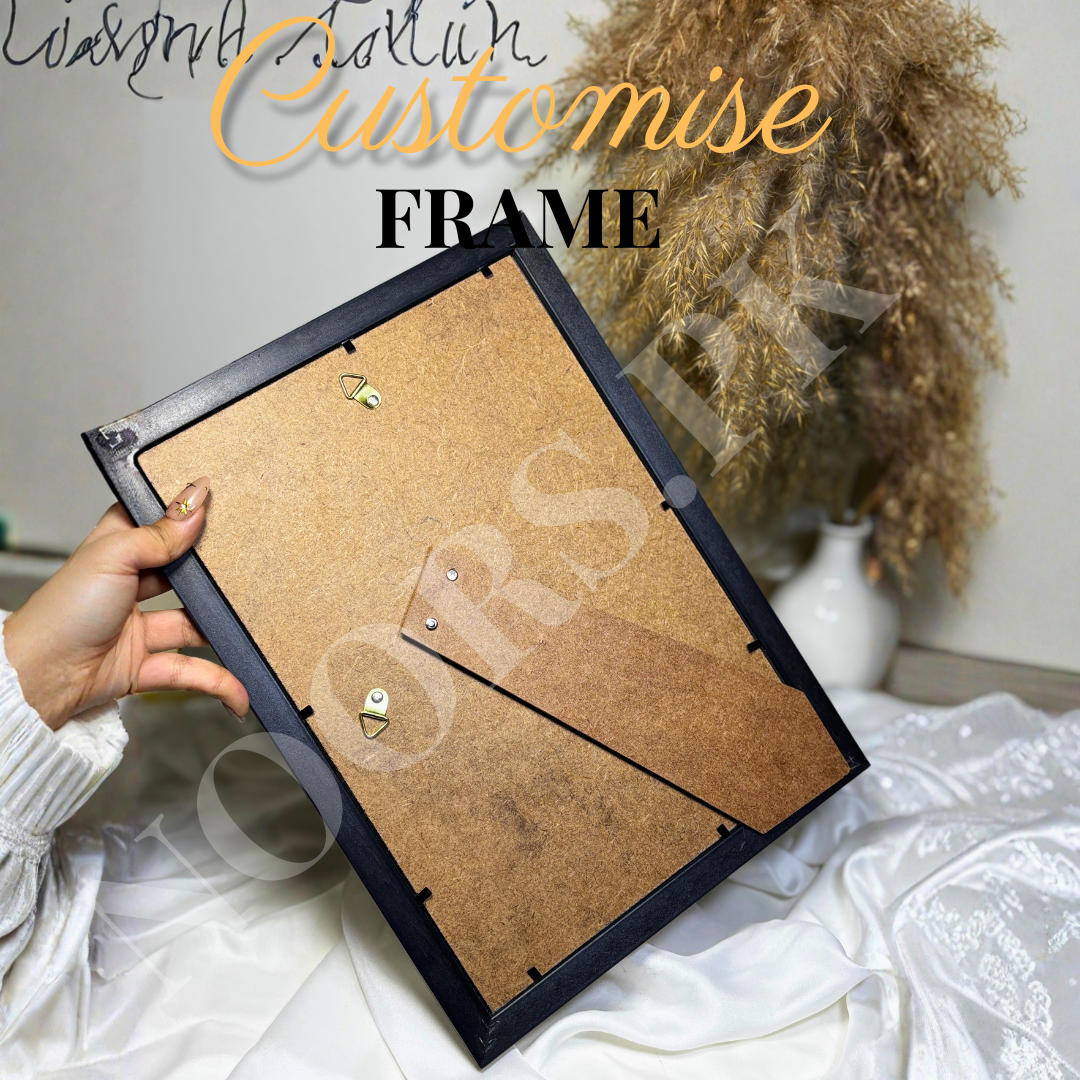 CUSTOM BIRTHDAY FRAME