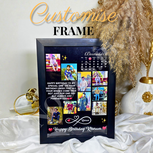 CUSTOM BIRTHDAY FRAME