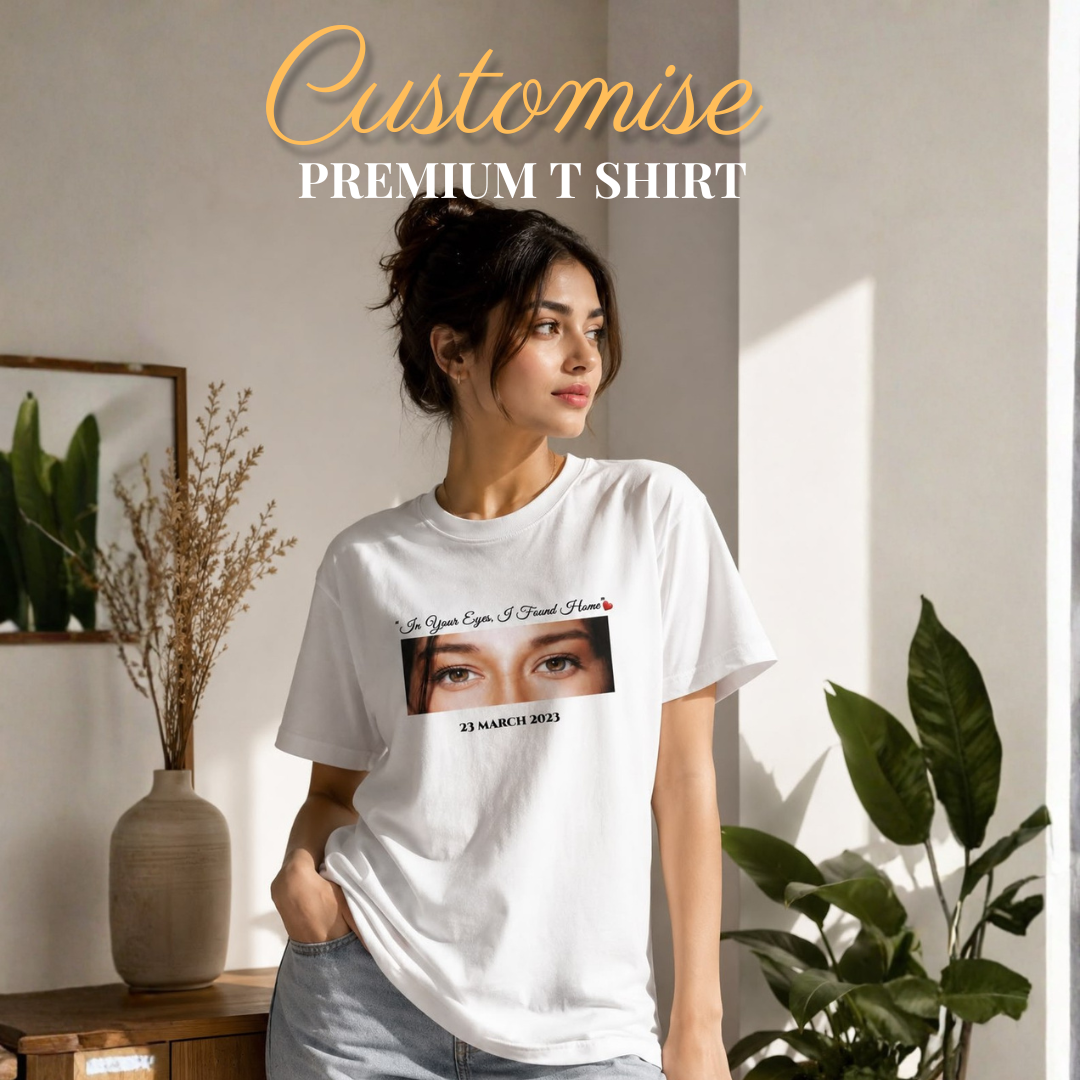 Customise T-Shirt - Premium Fabric -