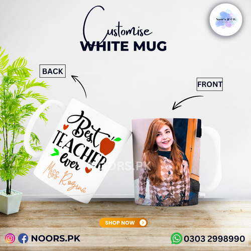 CUSTOMISE WHITE MUG