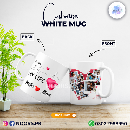 CUSTOMISE WHITE MUG