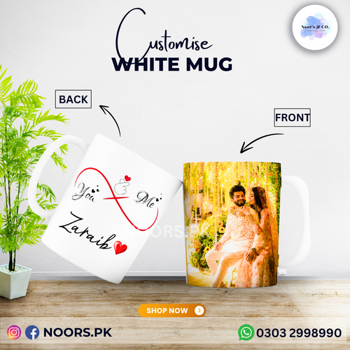 CUSTOMISE WHITE MUG