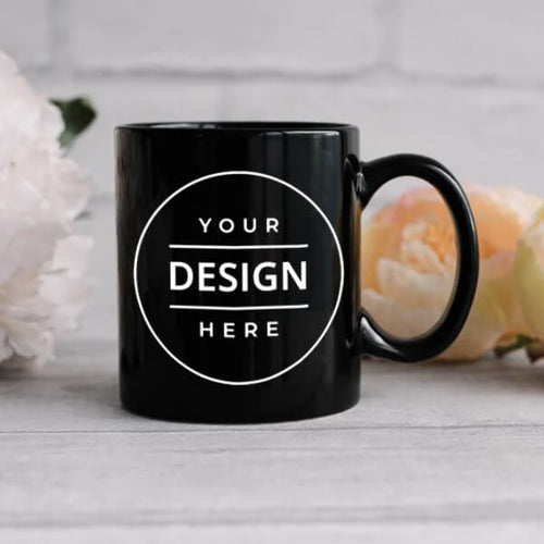 CUSTOMISE BLACK MUG