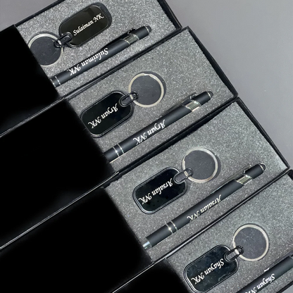 CUSTOMISE PEN & KEYCHAIN (FREE DELIVERY)