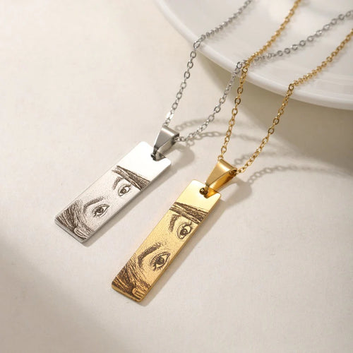 CUSTOMISE EYE ENGRAVABLE NECKLACE