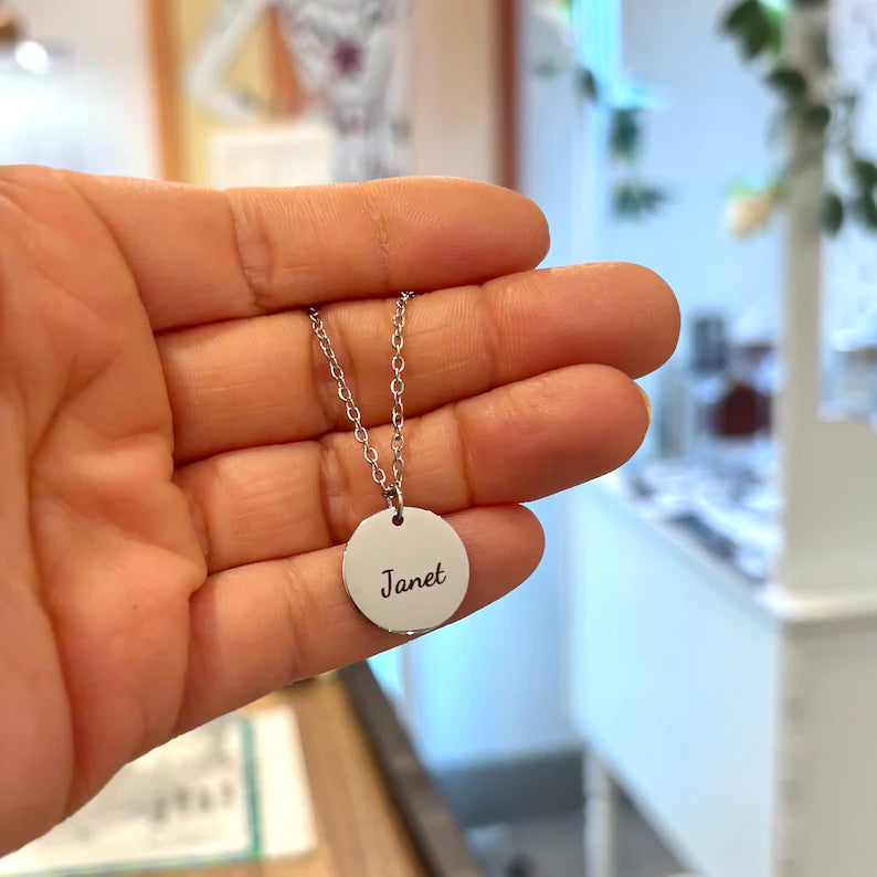 Personalize Coin Necklace